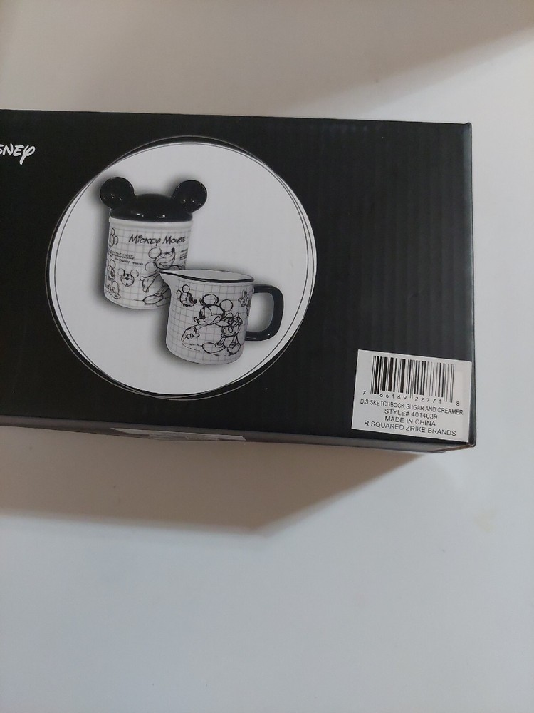DISNEY Ceramic Sugar & Creamer Set
