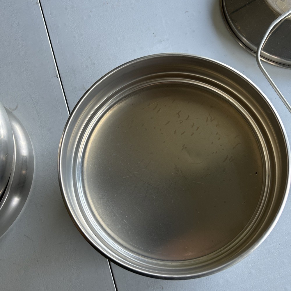 Vintage Regal Aluminum 5 Layer Camping Picnic Cookware Stacking Set
