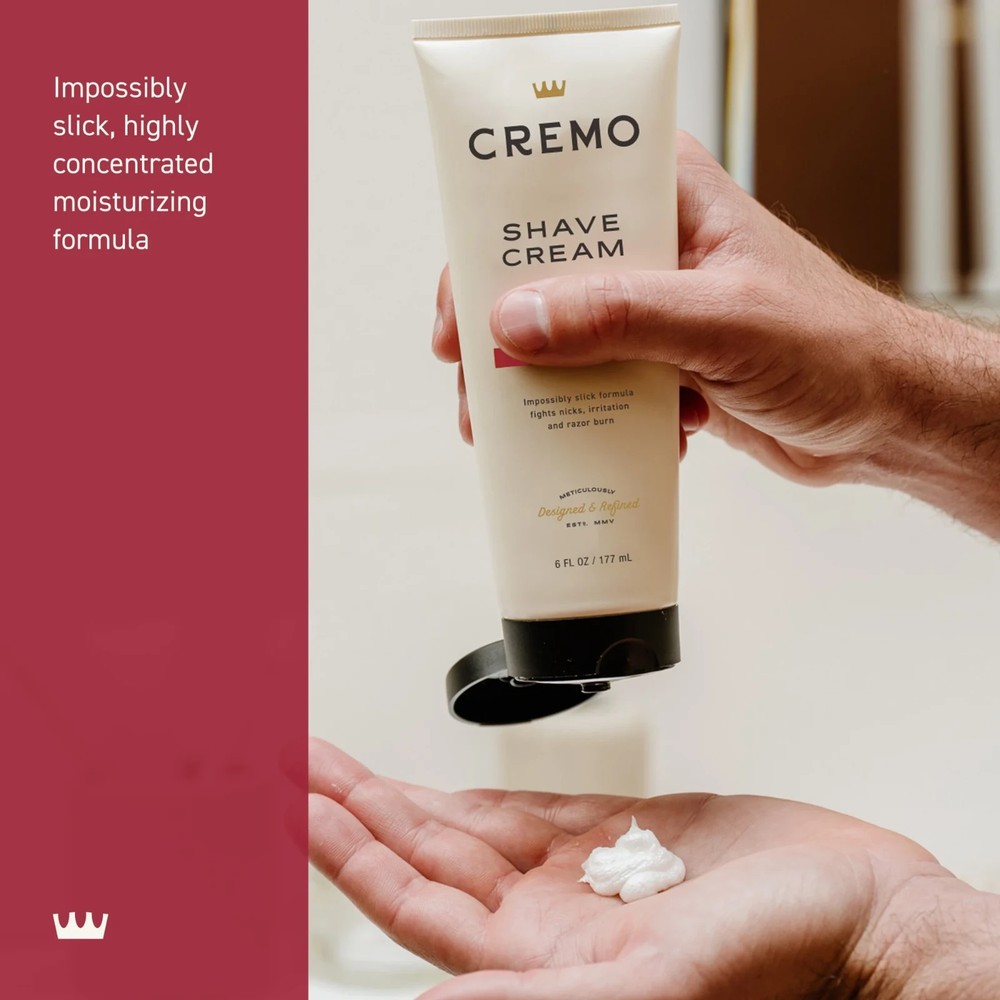 Cremo Original Shave Cream Moisturizing Formula for Men 6 oz