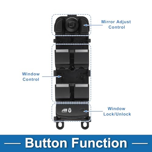 Power Window Switch Front Left Driver Side Window Control Switch for Land