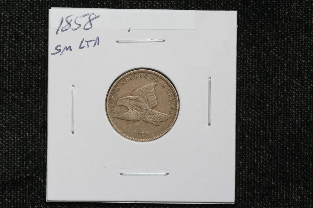 1858 Flying Eagle Cent XF+ 4I78