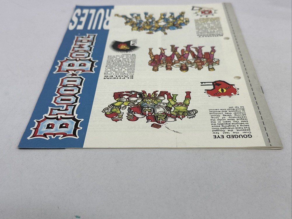 Blood Bowl Games Workshop Rules Book