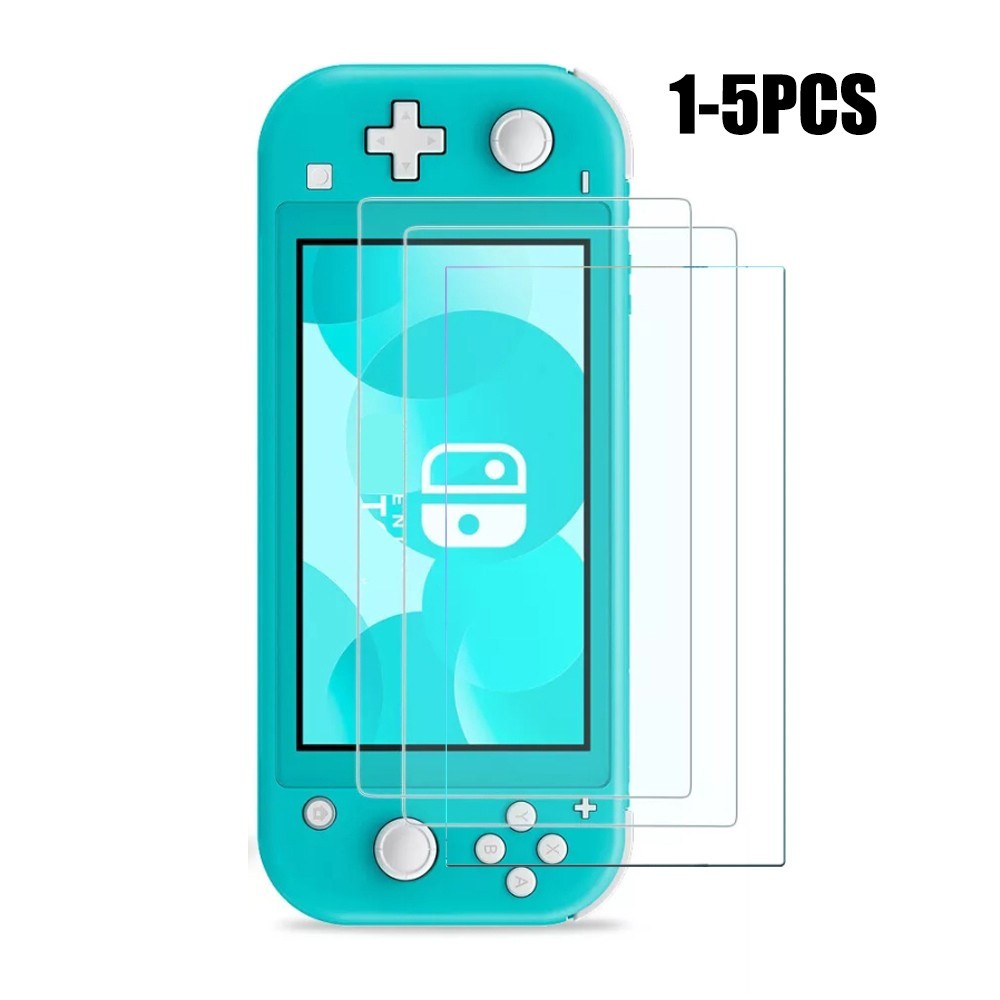 1-5PCS HD Clear Tempered Glass Screen Protector For Nintendo Switch Lite Console