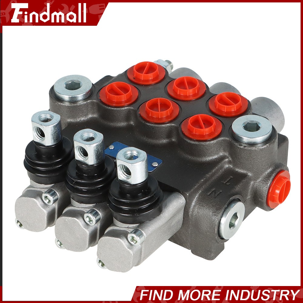 3 Spool 13GPM Hydraulic Directional Control Valve BSPP Interface New