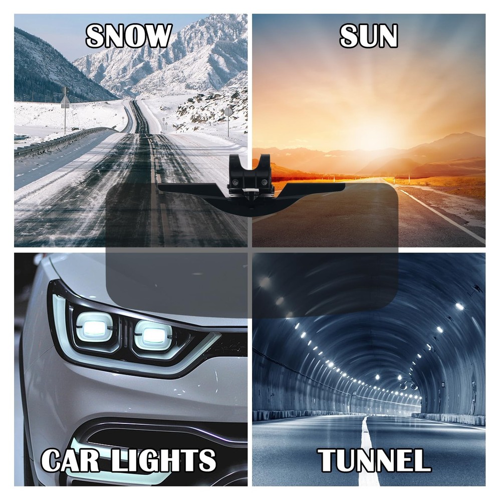 Visor Extender for Car Adjustable HD Polarized Car Sun Blocker with Adjustable