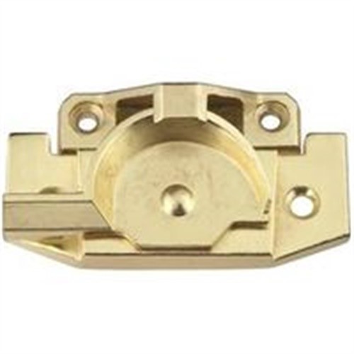 Security Sash Lock Jimmy-Proof Bright Brass