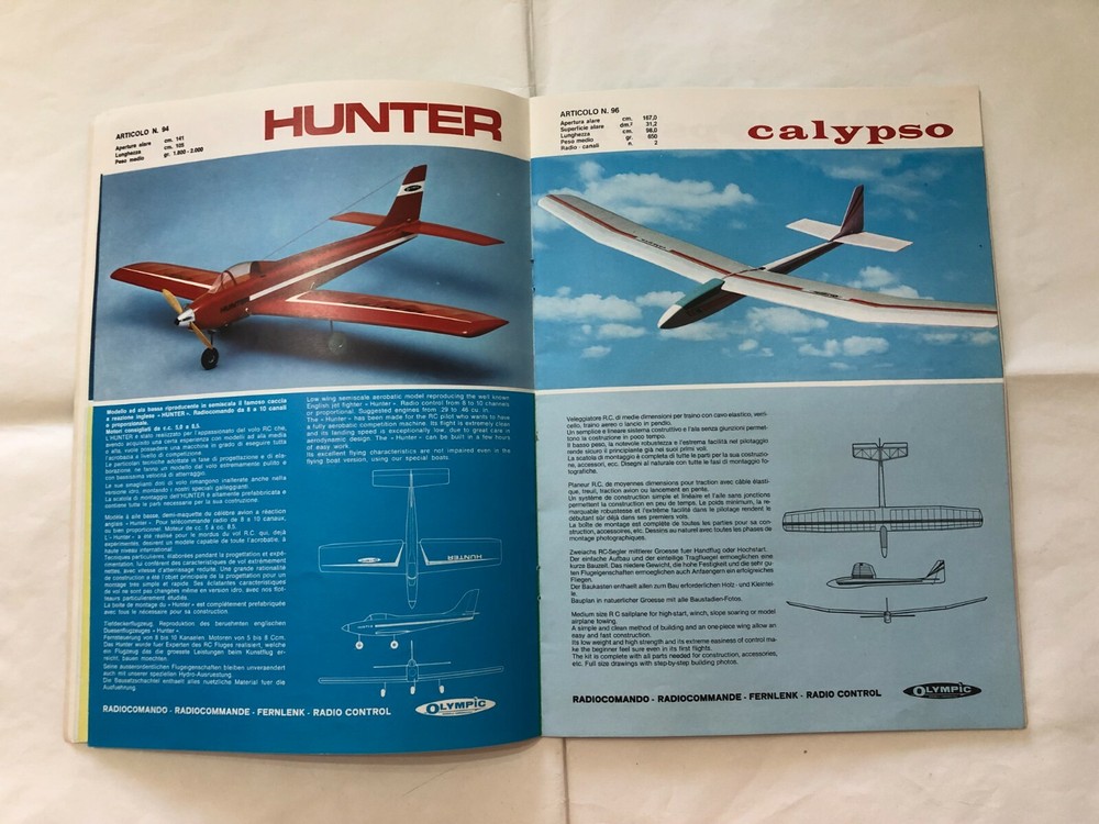 OLYMPIC CATALOG MODELS AIRCRAFT NAVAL.