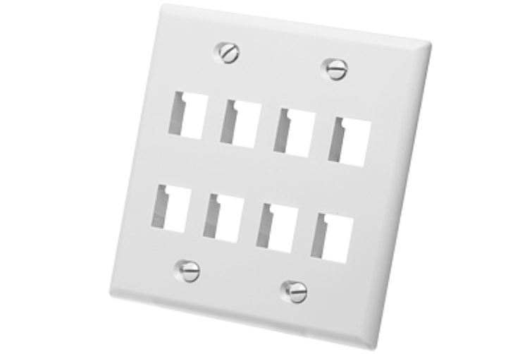 ICC-IC107FD8WH - 8 Port Face White