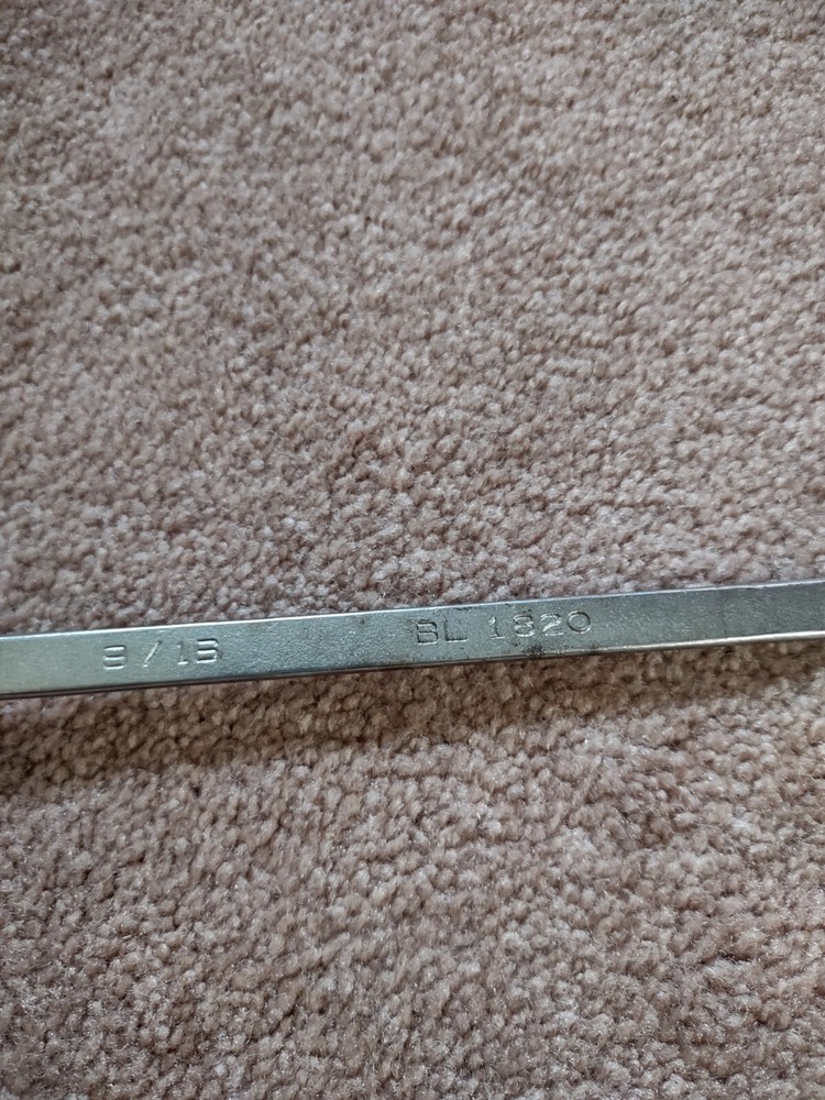 Vintage MAC Tools BL 1820 Offset Box End Wrench 12 point, 9/16" & 5/8"