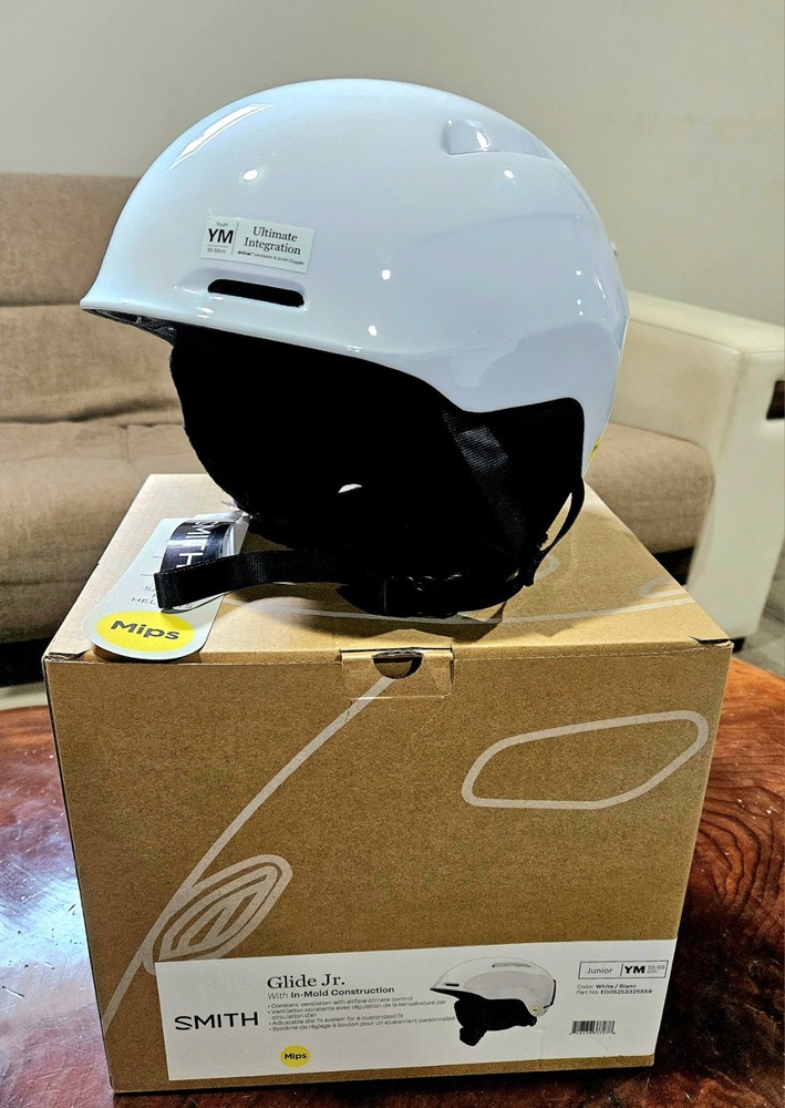 Smith Glide Jr. MIPS Snow Helmet Youth Medium White