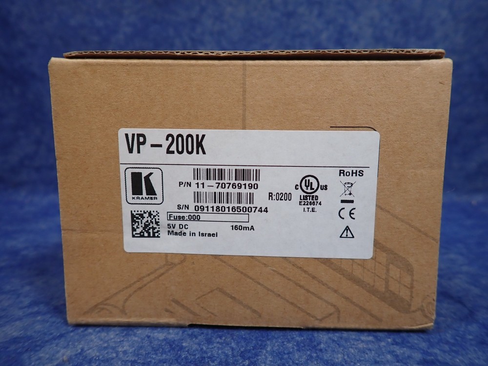 Kramer VP-200K 1:2 Computer Graphics Video Distribution Amplifier (G96)