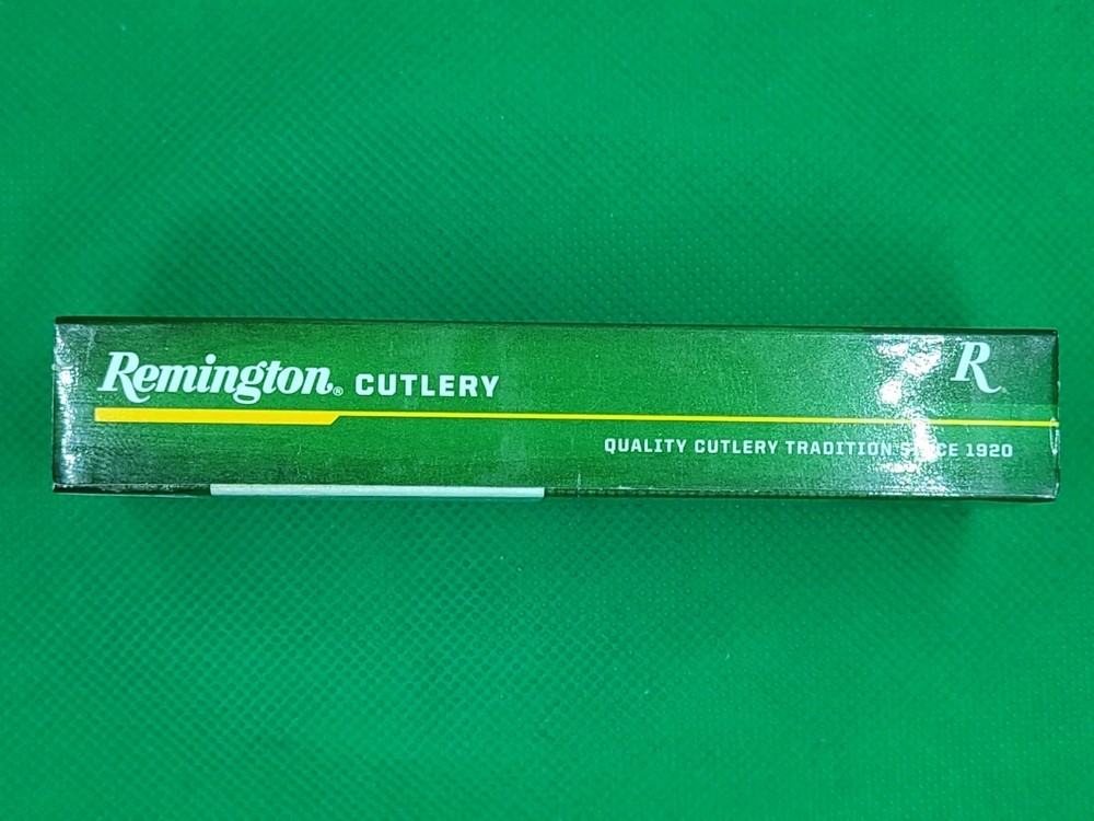 Remington Backwoods Barlow Folding Knife 3.5" Closed - Stonewashed Blade