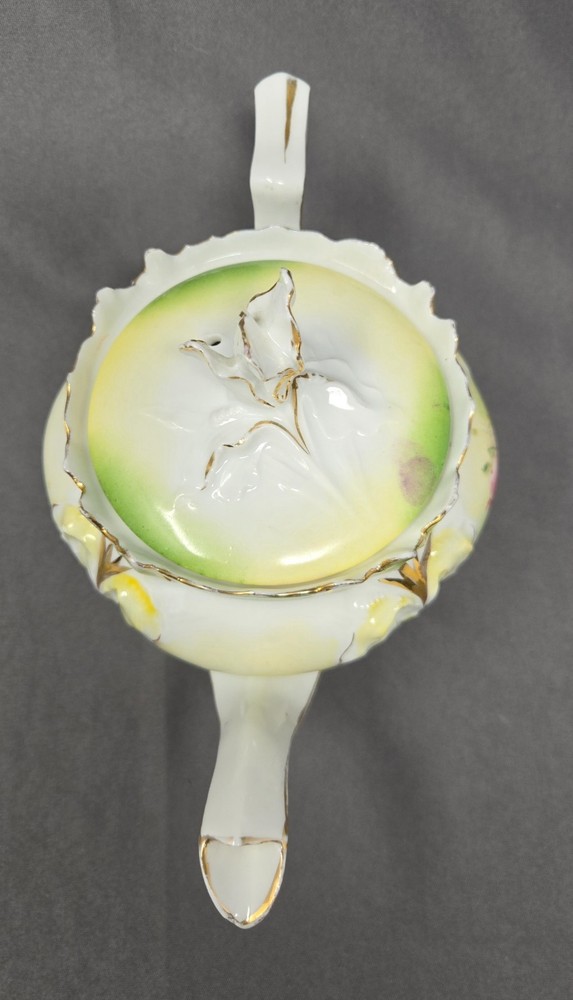 RS Prussia Teapot Iris Mold 628 C. 1880-1910