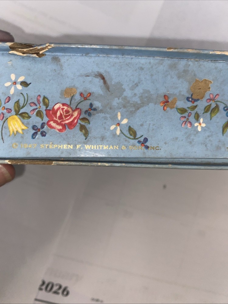 VTG Whitman’s Fairhill Chocolates Empty Box Assorted Selected Centers 1lb Box