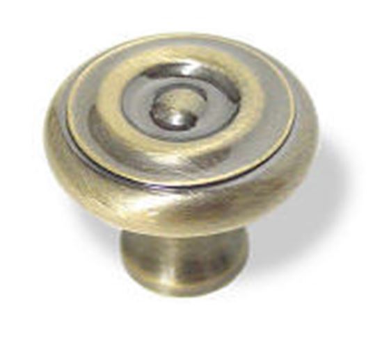 1-1/4" Baldwin Colonial Knob Antique Solid Brass