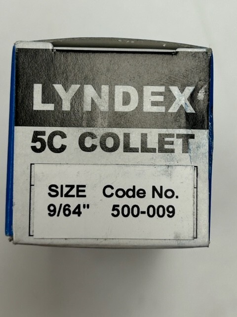9/64" 5C ROUND COLLET LYNDEX 500-009