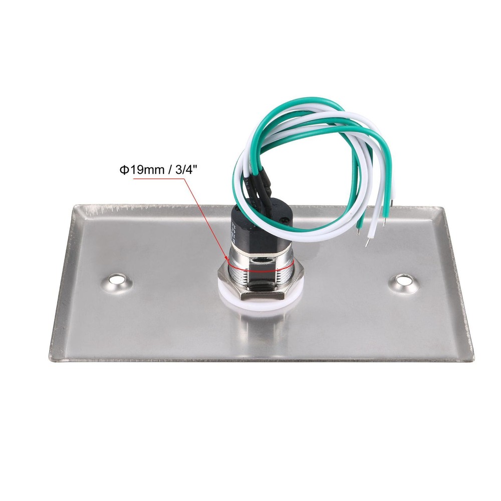 Key Switch On/Off Exit Switch Door Release SPST for Access Control with 2 Keys