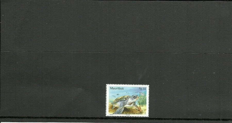 MAURITIUS SG1272 GREEN TURTLE MNH