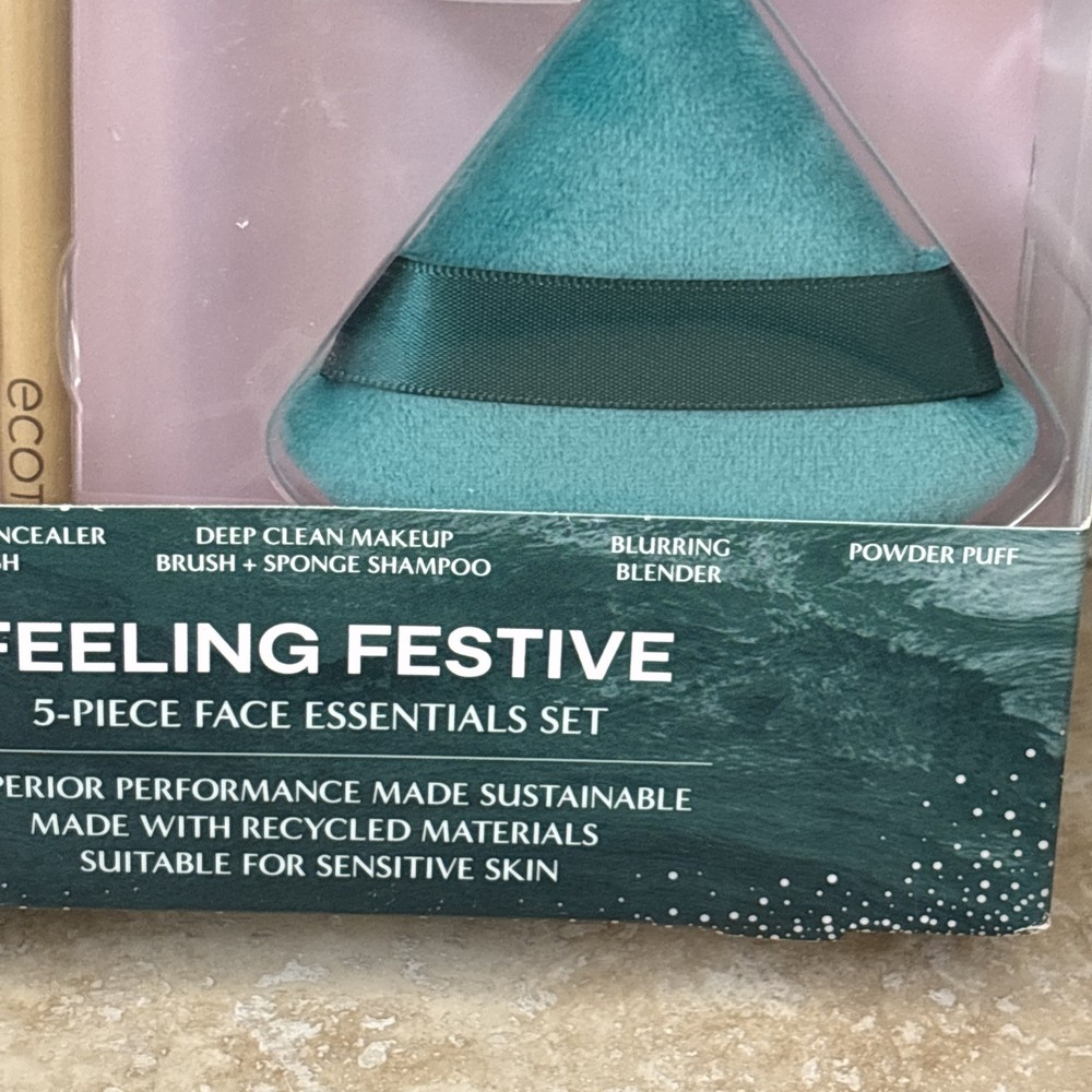 Ecotools Feeling Festive 5-Piece Face Essentials Set NEW IN BOX