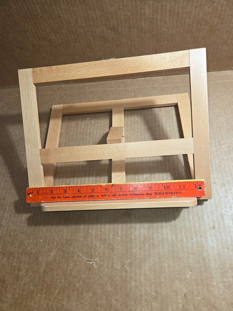 Stand Book Rest / Easel - Wooden - Desk / Table Top - Adjustable