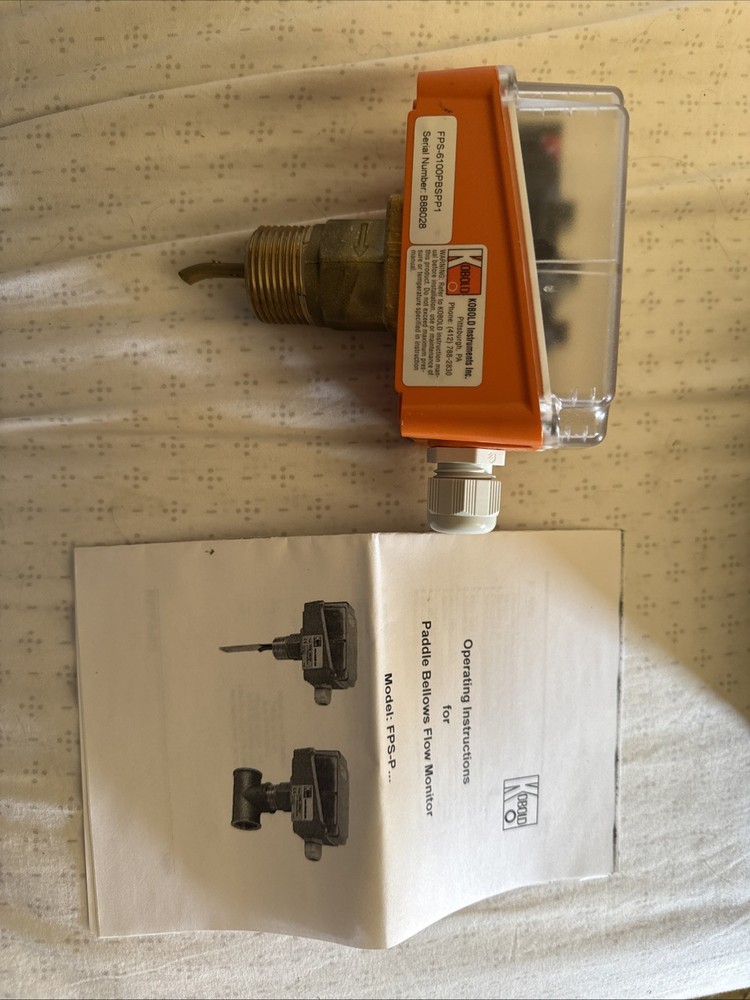 Paddle Bellow Flow Monitor