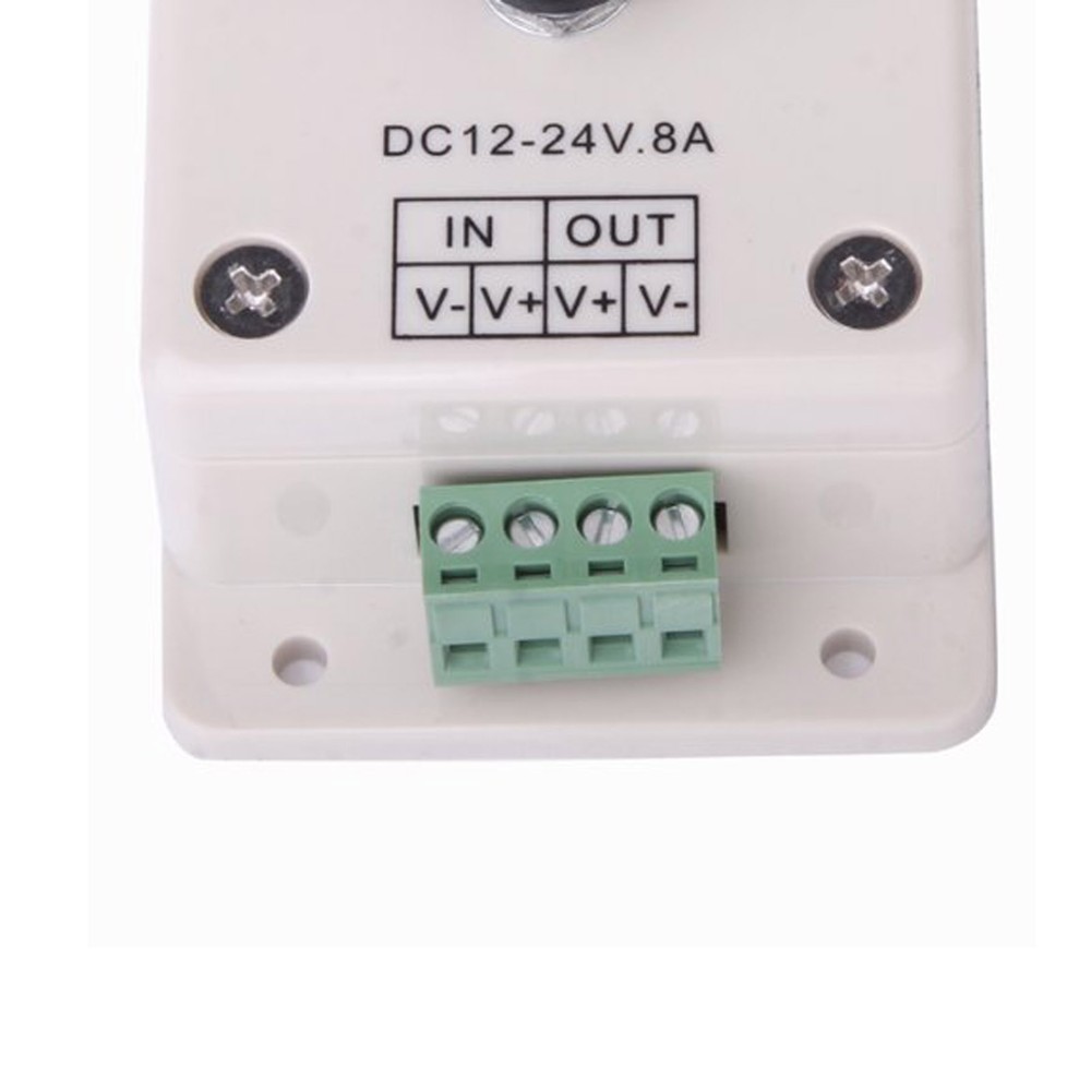 Dimmer DC 12V 24V 8A Switch Brightness Controller for LED Strip Light Lighting