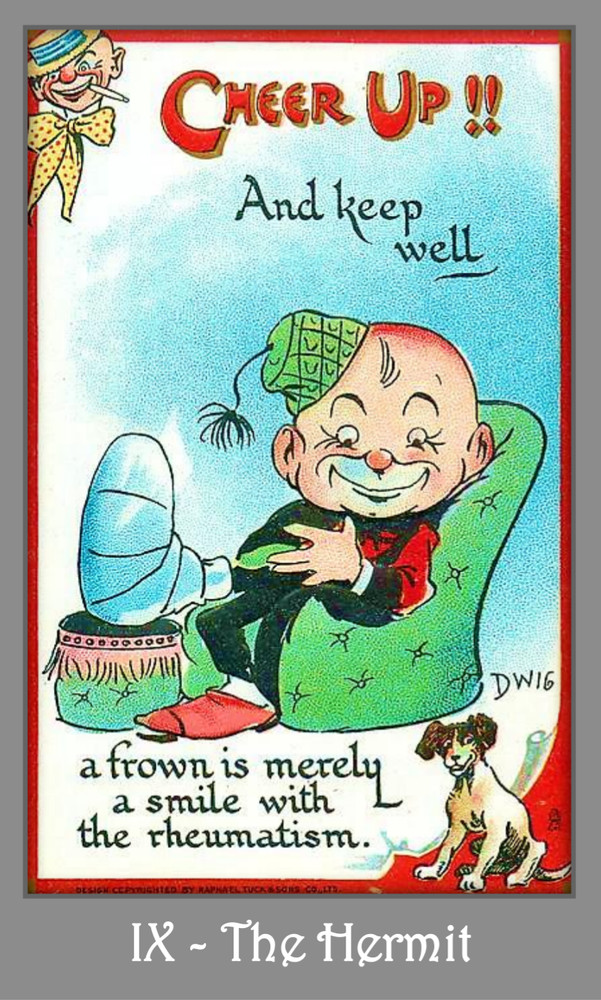 Comic Tarot deck. Vintage fortune teller tarot cards