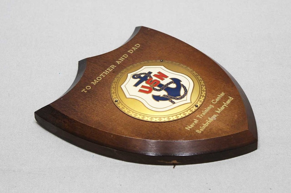 US Navy Training Center MD Plaque . FLU5068