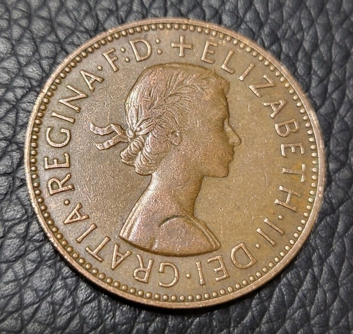 1967 Great Britain Half Penny Coin