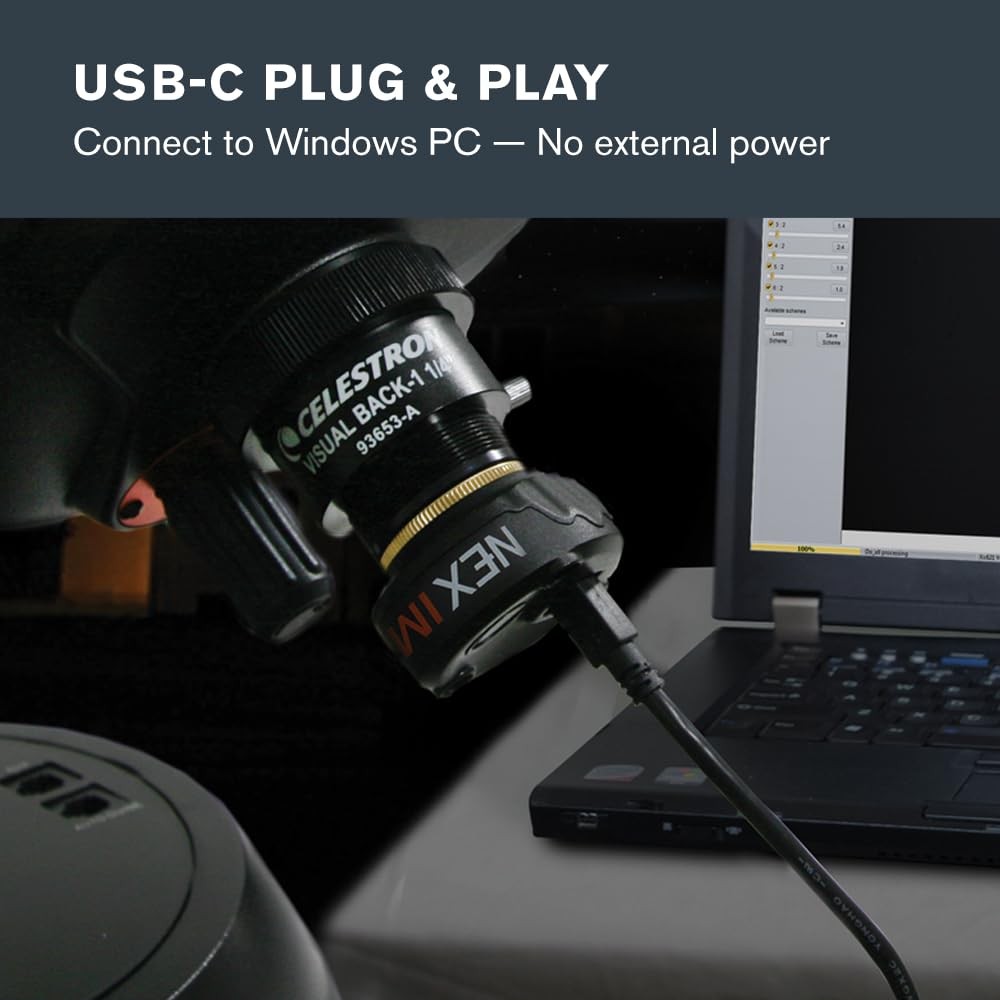 Celestron - NexImage 20 Solar System Camera - 20MP AR2020 Back-Illuminated CMOS