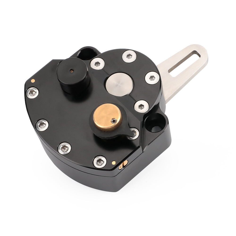 Universal Motorcycle Adjustable Steering Damper Stabilizer Safety Control Black