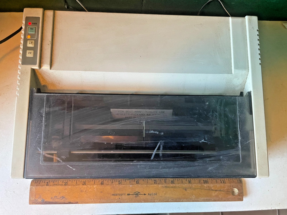 Vintage HP Hewlett Packard ThinkJet 2225C Printer