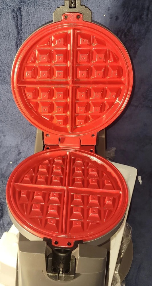 💥 Cruxgg Rotating Ceramic Nonstick Waffle Maker🆕️OPEN BOX