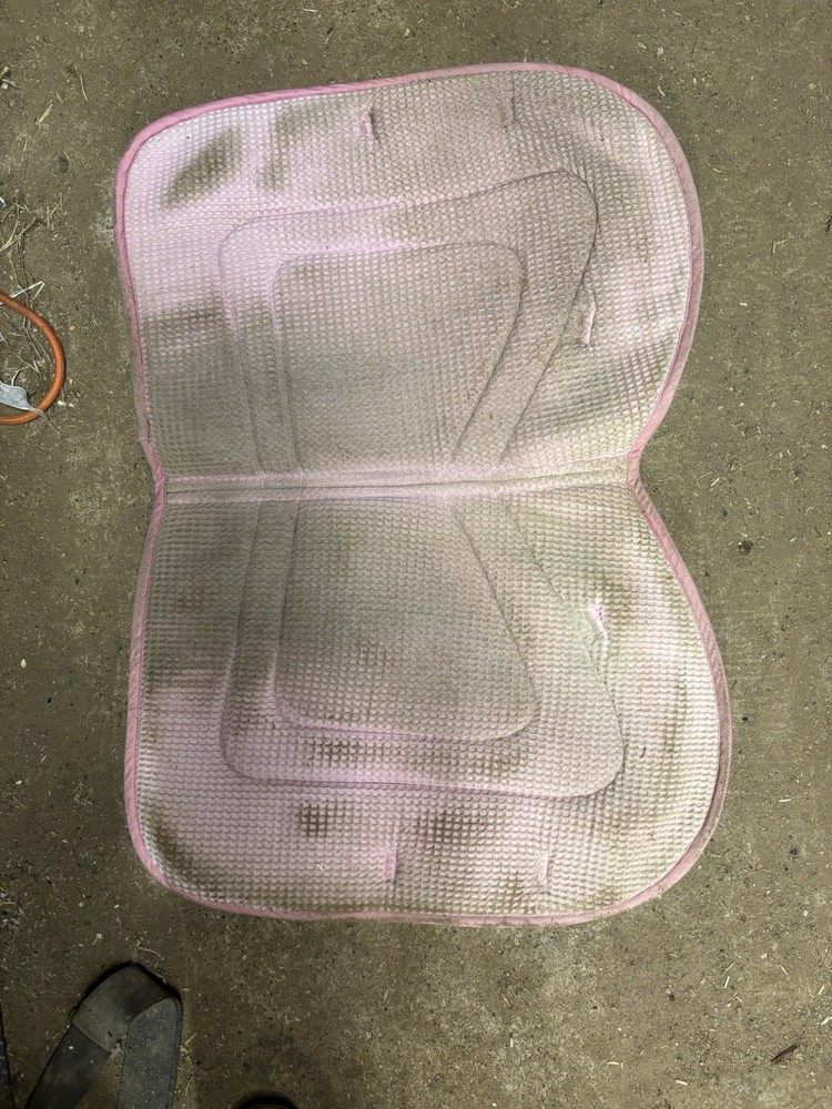 Pink Pony Sized English Saddle Pad