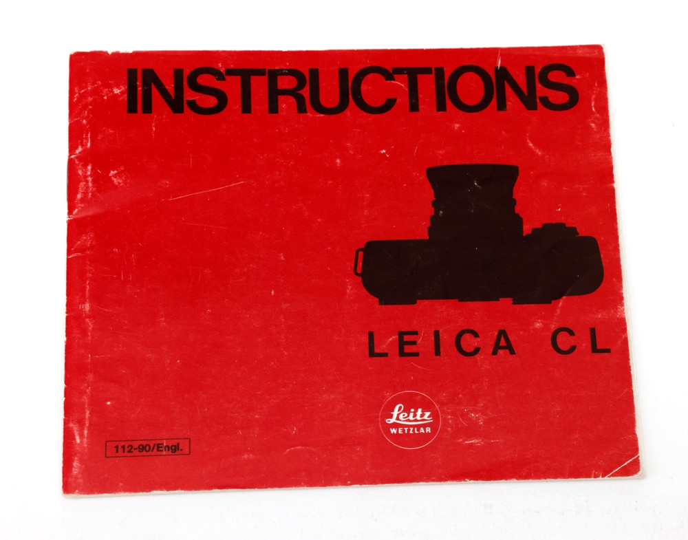 Leica CL Instruction Manual