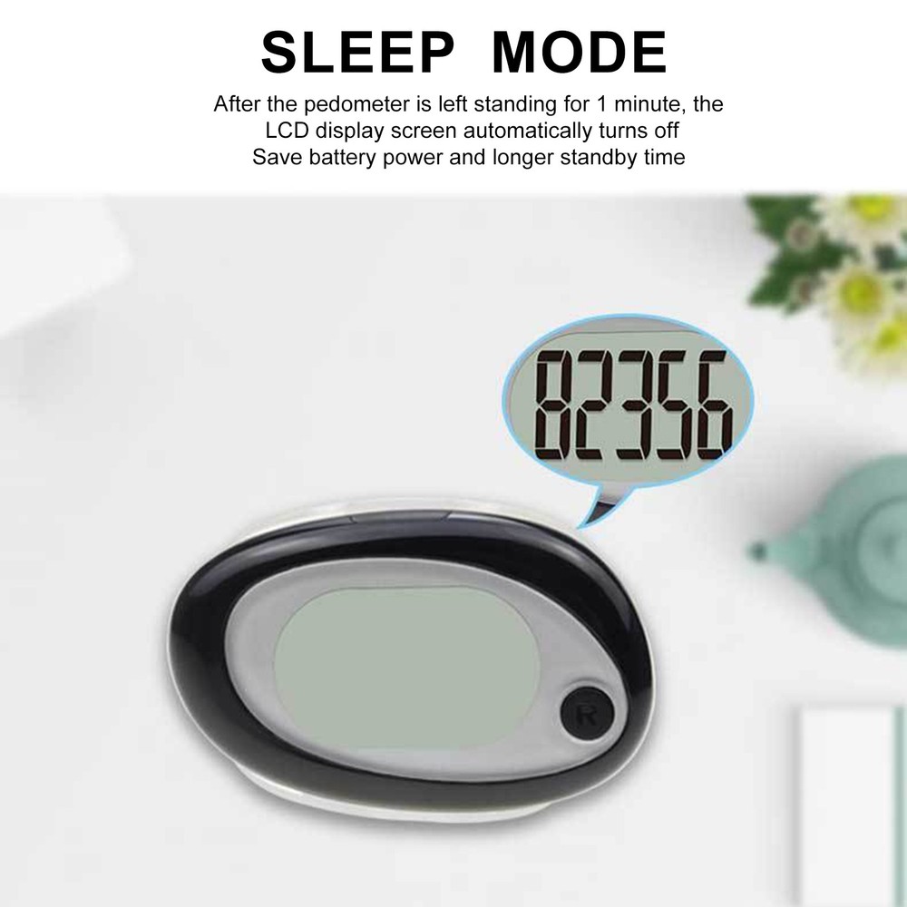 3D Sensor Pedometer Step Counting Device Clip-on Pedometer With Detachable RBNS