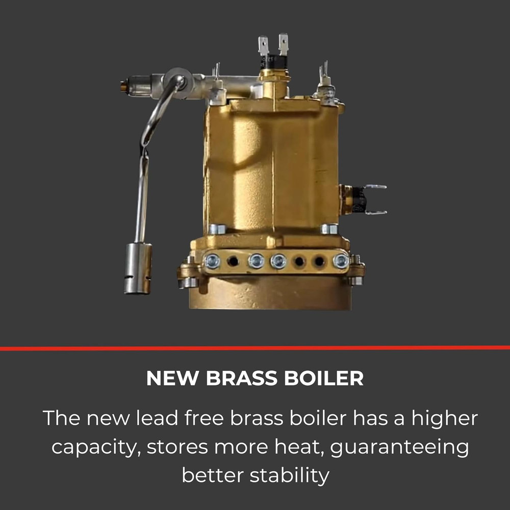 Classic Evo Pro Espresso Machine - Thunder Black, Sleek & Compact Design