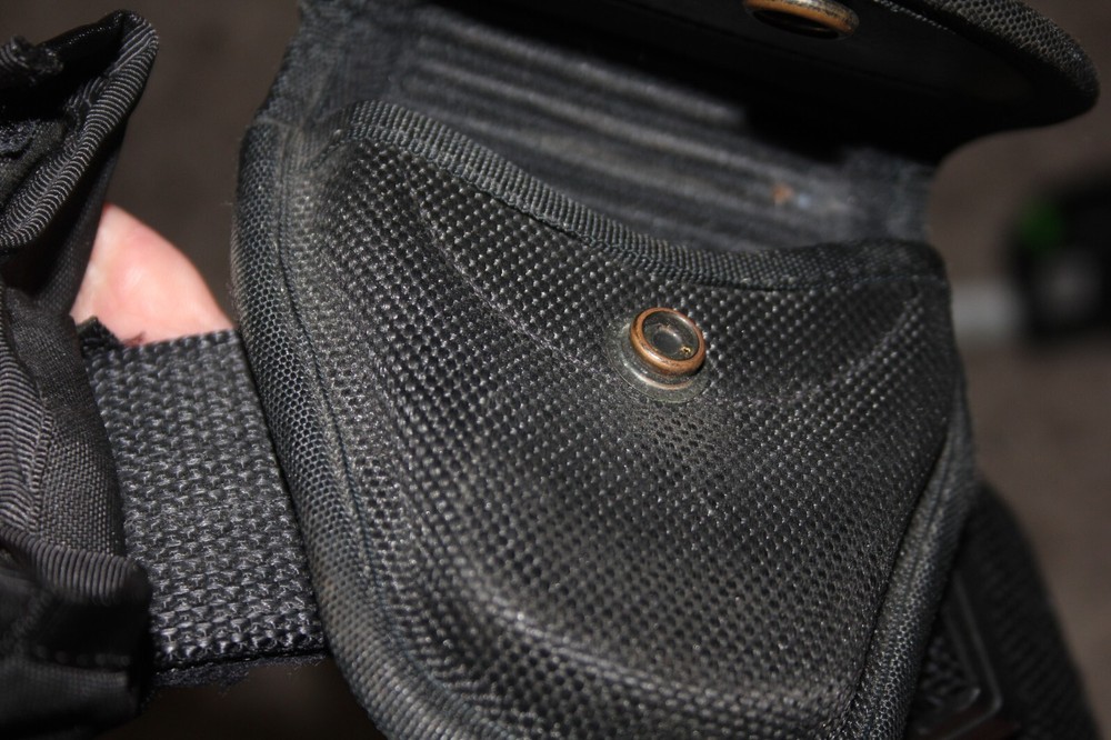 police nylon duty belt LH holster