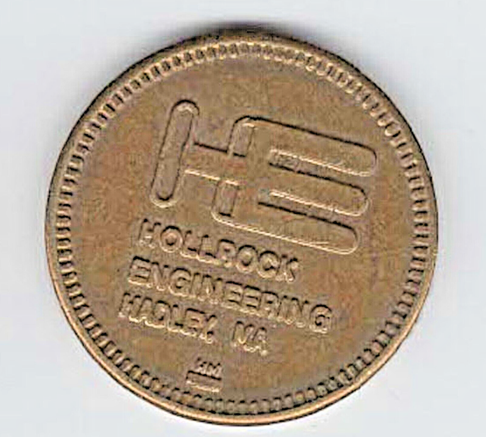 HOLLROCK ENGINEERING MIDLEY MA. - BALL BIN PLAY GOLF - TOKEN