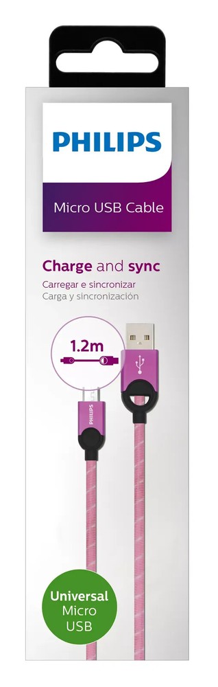 Philips DLC2618 USB to Micro USB Cable 3.9ft/1.2m