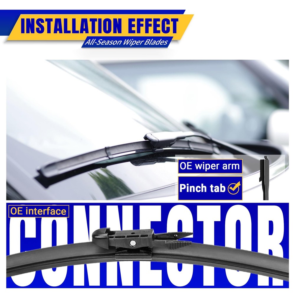 3 wipers Replacement for Ford explorer 2023-2011,Windshield Wiper