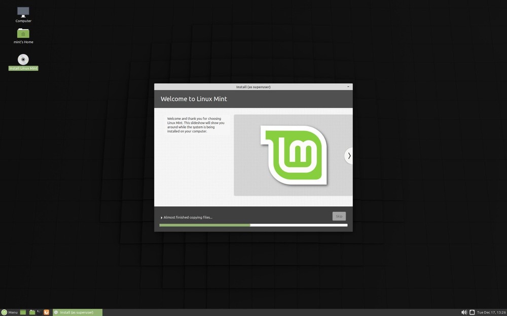 LINUX MINT 21.2 VICTORIA MATE INSTALLATION ON DVD
