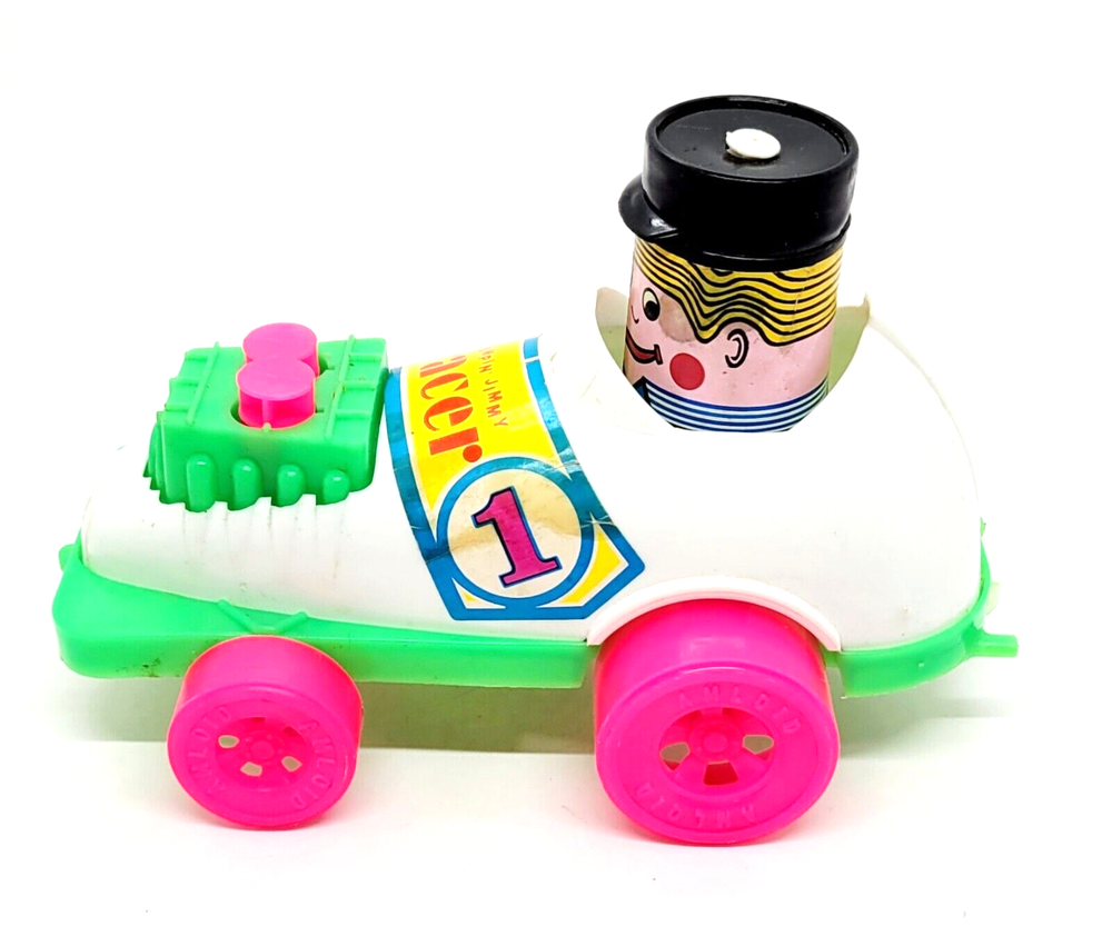 AMLOID Jumpin' Jimmy Racer Pull Toy