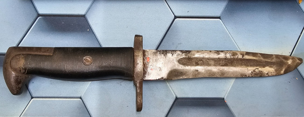 WW2 US Army Kutmaster Fixed Blade Fighting Knife