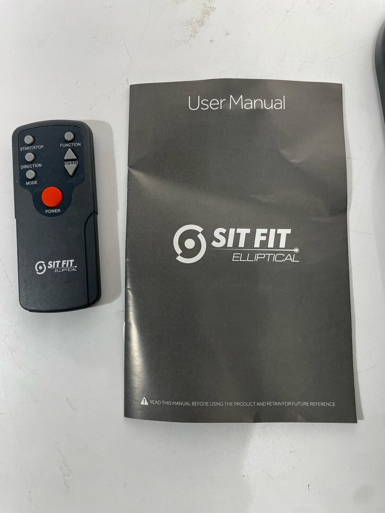 SIT FIT the Compact Motorized Elliptical w/ remote -Open box TESTED & WORKS
