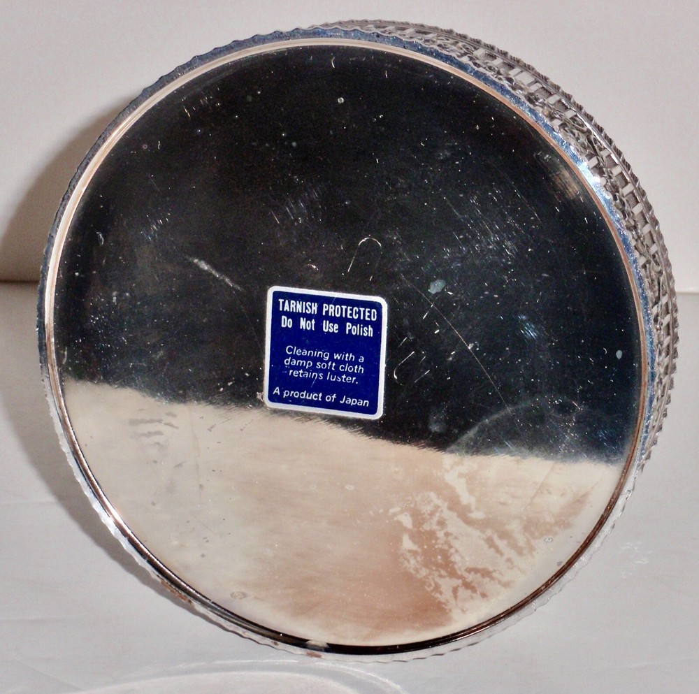 International Silver-plated Giftware Lion Accent/Wine Coaster Dish