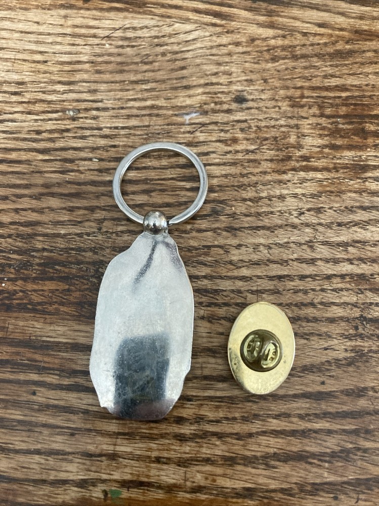 Mother Mary Pin Back & Keychain