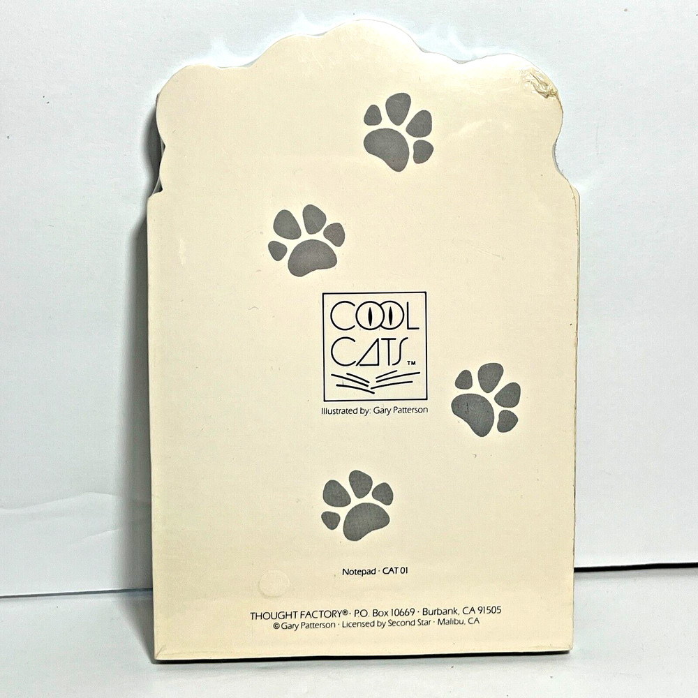 Gary Patterson Cool Cats Summer Sandbox Notepad 1989
