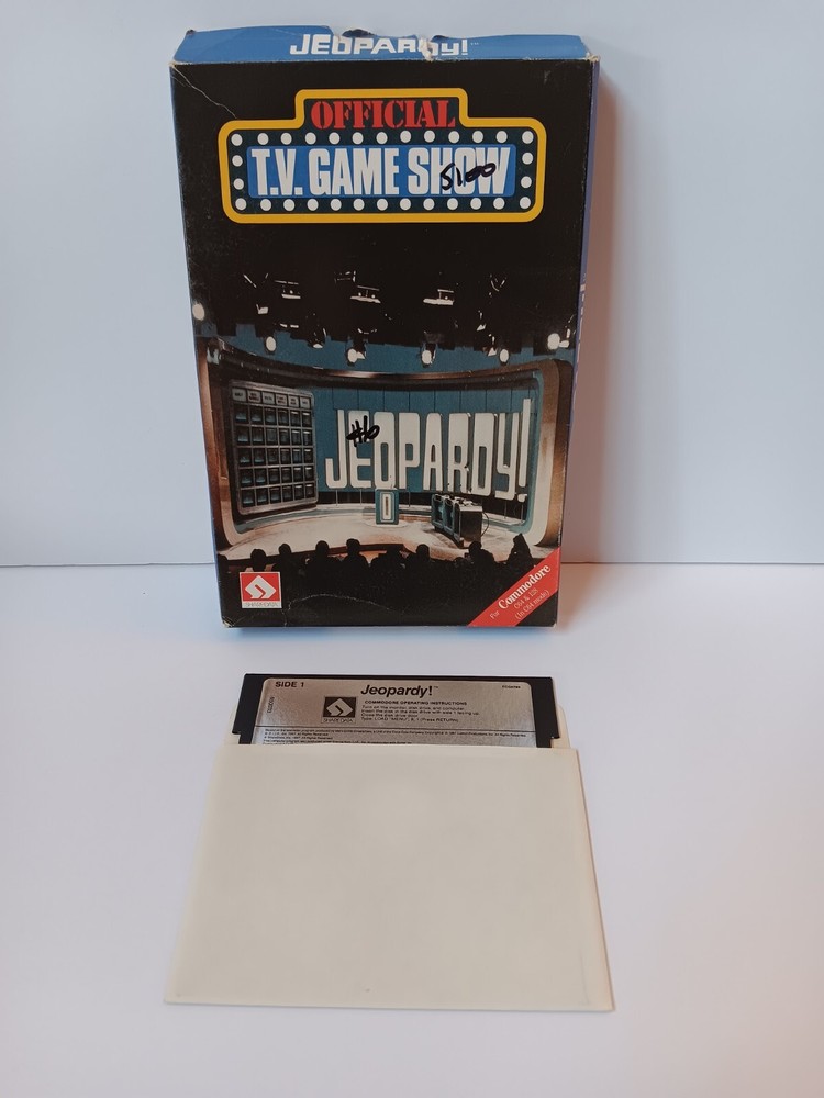 Commodore 64 Jeopardy Official TV Game Show Computer Game Software Tested/Works