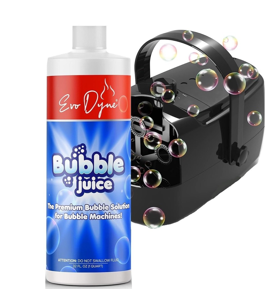 Bubble Solution (32 oz) - Bubbles for Bubble Machine, Made in USA | Premixed ...